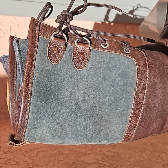 Ugg Australia Belcloud Leather Waterproof Sheepskin Knee Boots Size 7.5 - Picture 11 of 16